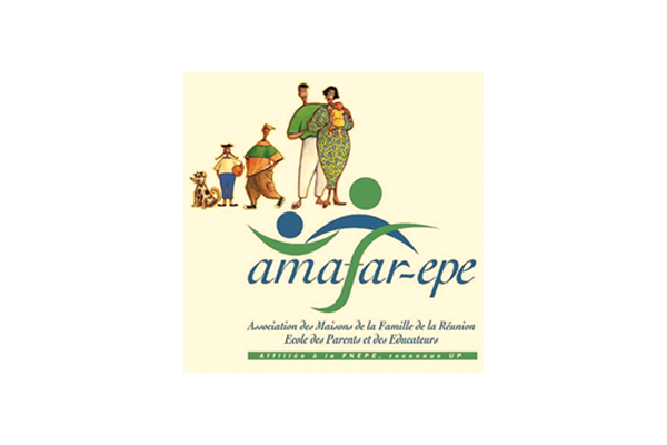 Logo L'Association des Maisons de la Famille de la Réunion et École des Parents et des Éducateurs